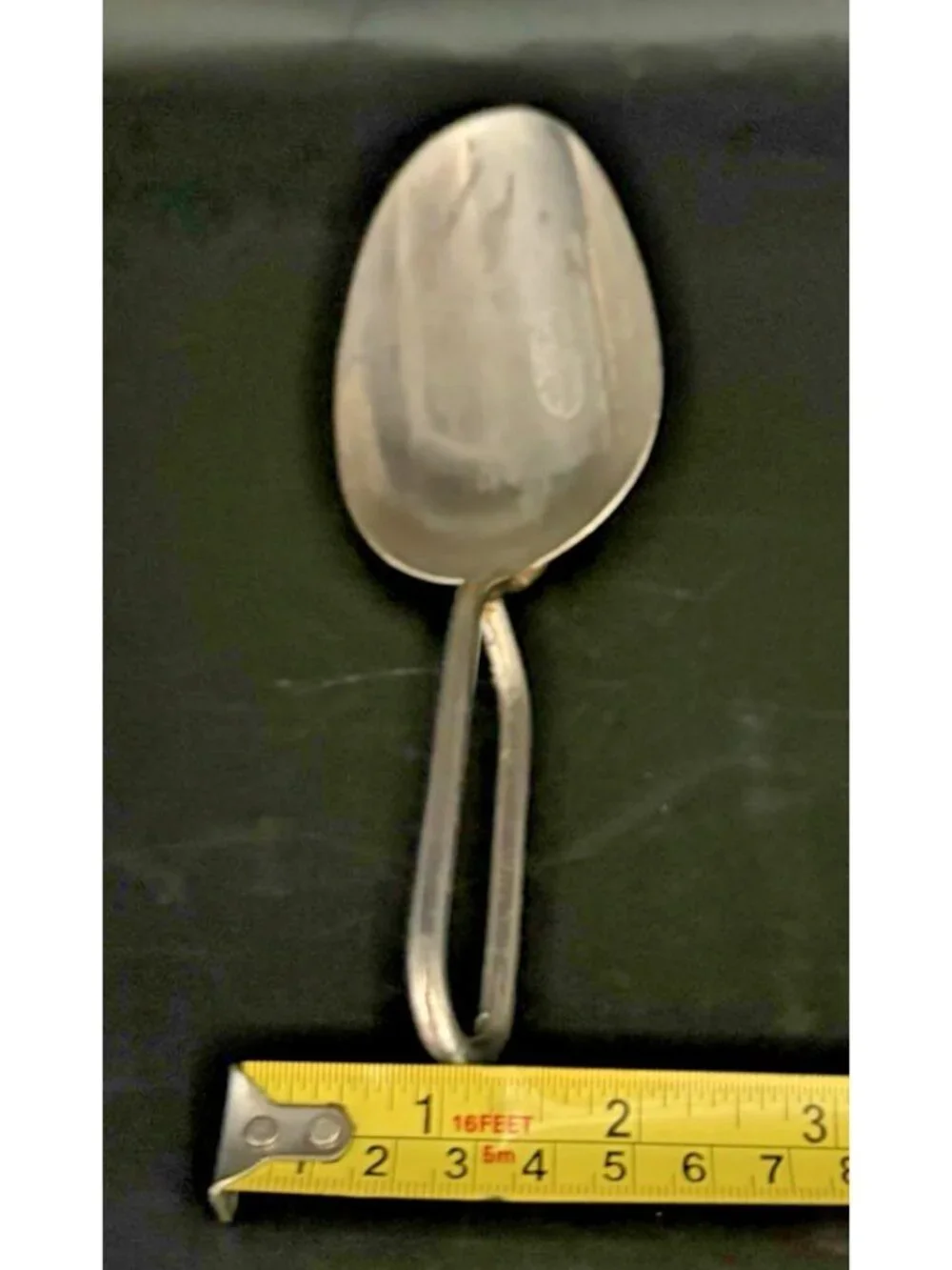 Vintage Metal Measuring Scoop WB/W Approved Good Housekeeping Rustic Primitive